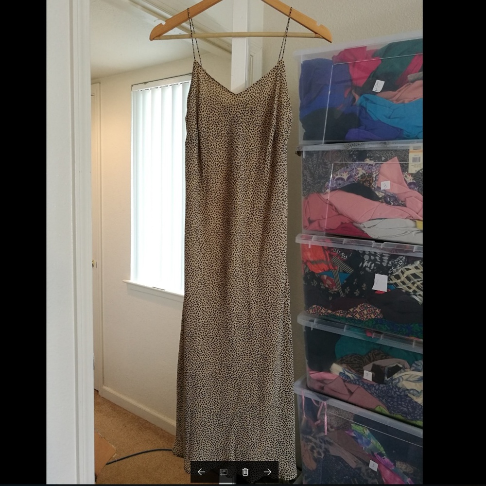 100% SILK Ann Taylor slip dress. Worn once